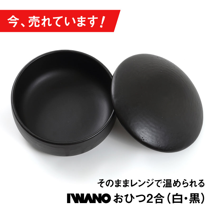 IWANO (イワノ) 日本製 おひつ ２合 電子レンジ対応 2〜4人用 オーブン 直火 レンジ 食洗機OK 冷めたご飯も美味しい スチーマ - 4